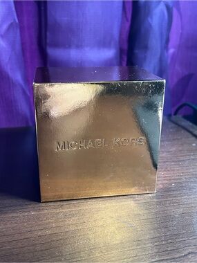 Michael Kors Metallic Rose Gold Watch Box